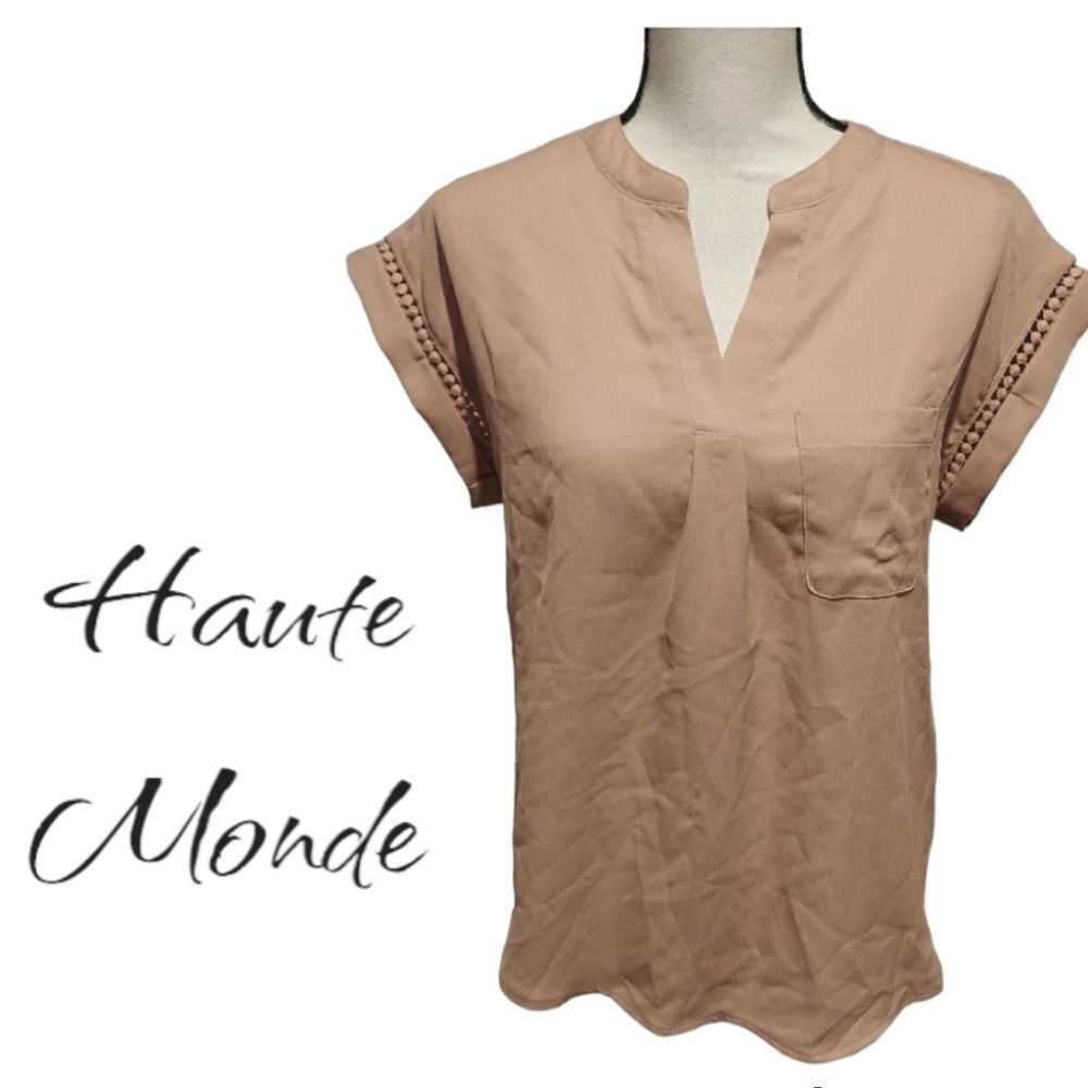 Haute Monde top pink new with tags womens size medium